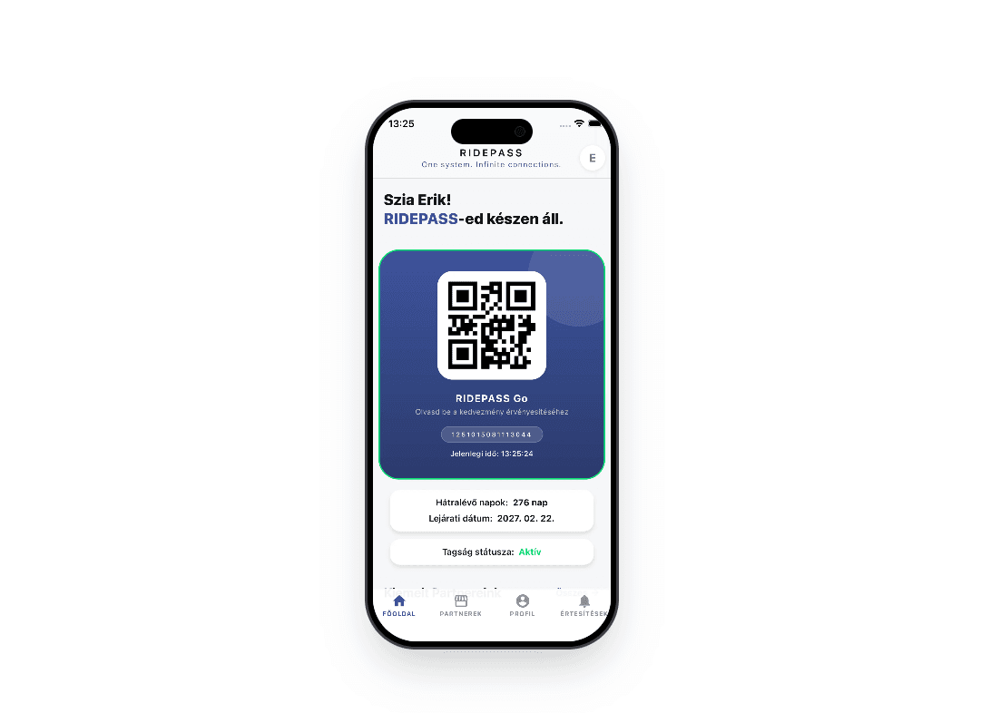 RidePass mobilalkalmazás fejlesztése RidePass mobilalkalmazás fejlesztése